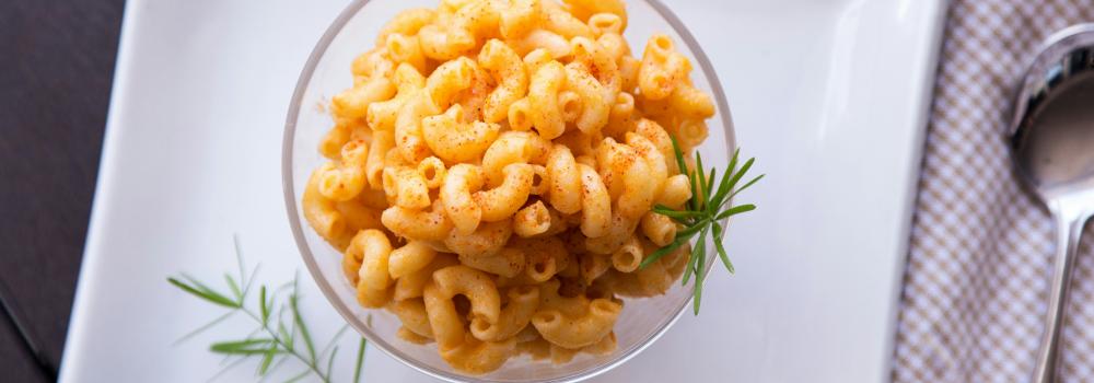 Bowl of macaroni and cheese